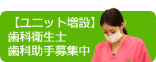 ユニット増設歯科衛生士さん募集中！